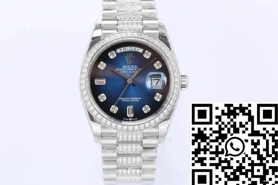 Bezel Diamond EW Rolex Day M128349RBR-0016 Factory Date 0512